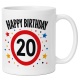 Tasse »Happy Birthday 20«