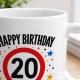 Tasse »Happy Birthday 20«