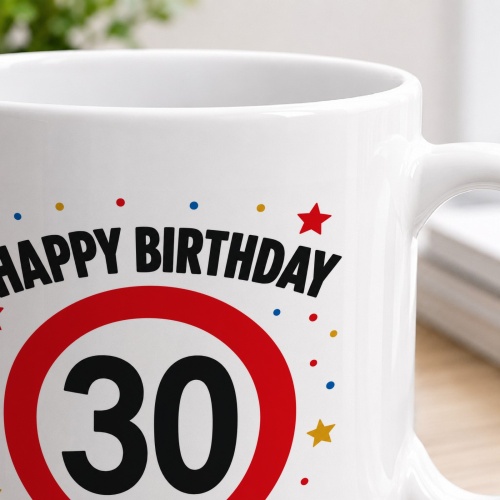 Tasse »Happy Birthday 30«