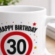 Tasse »Happy Birthday 30«