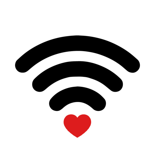 Tasse »WLAN Herz«