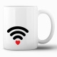 Tasse »für Lieblingsmenschen - WLAN & Herz«