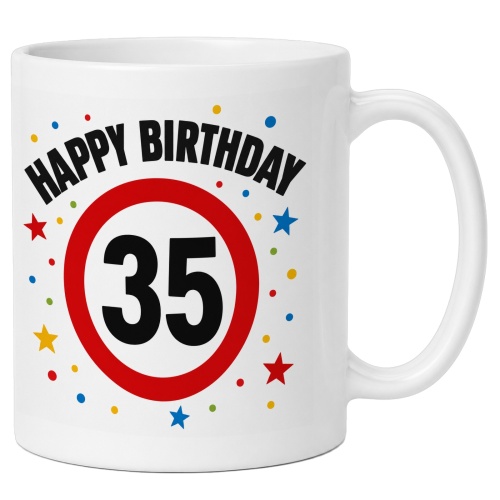 Tasse »Happy Birthday 35«