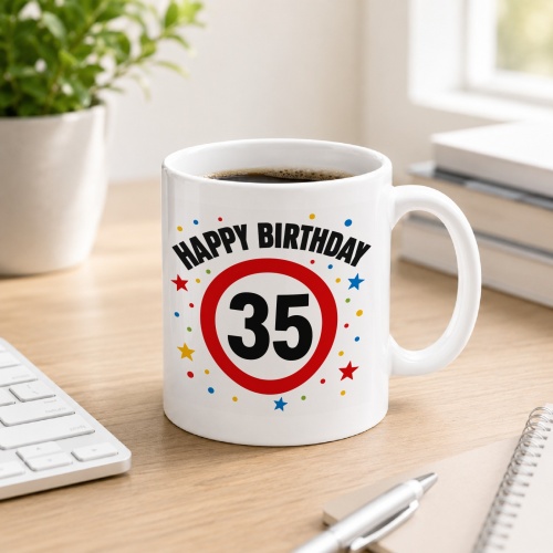 Tasse »Happy Birthday 35«