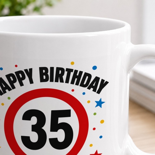 Tasse »Happy Birthday 35«