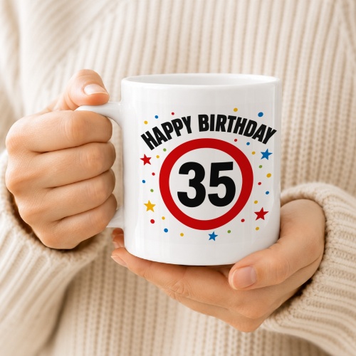 Tasse »Happy Birthday 35«