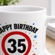 Tasse »Happy Birthday 35«