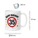 Tasse »Happy Birthday 35«