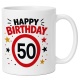 Tasse »Happy Birthday 50«