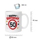 Tasse »Happy Birthday 50«