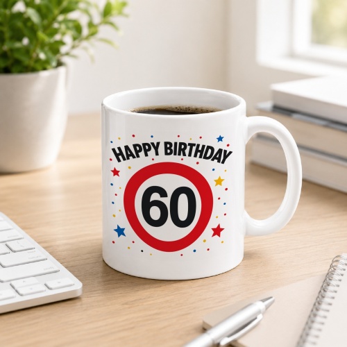 Tasse »Happy Birthday 60«