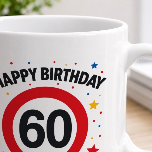 Tasse »Happy Birthday 60«