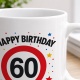 Tasse »Happy Birthday 60«