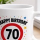Tasse »Happy Birthday 70«