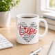 Tasse »Liebe Herz Wortwolke«