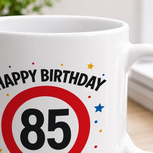 Tasse »Happy Birthday 85«