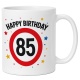 Tasse »Happy Birthday 85«