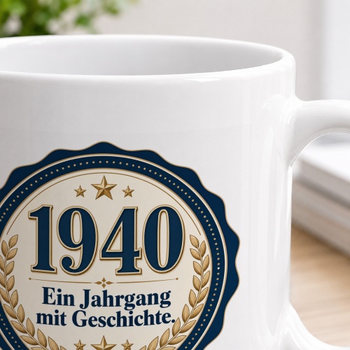 Tasse »1940 Ein Jahrgang mit Geschichte.«