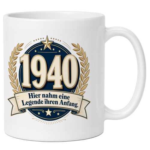 Tasse »1940 Hier nahm eine Legende ihren...