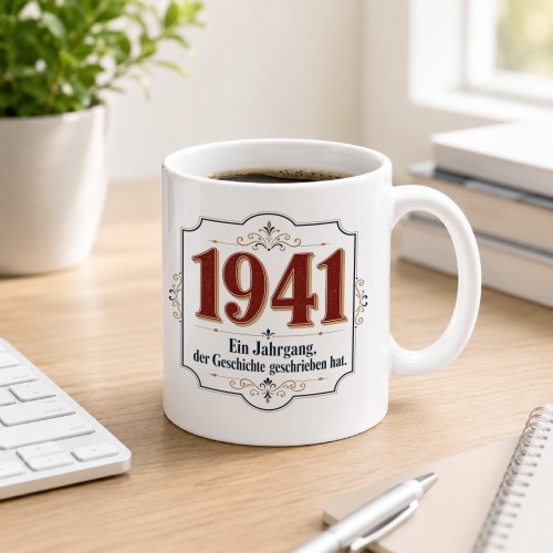 Tasse »1941 Ein Jahrgang, der Geschichte...