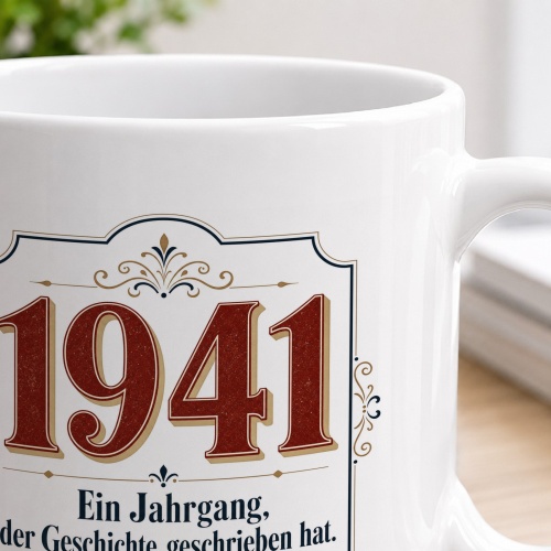 Tasse »1941 Ein Jahrgang, der Geschichte geschrieben hat.«