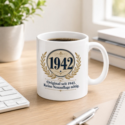 Tasse »Original seit 1942. Keine Neuauflage...