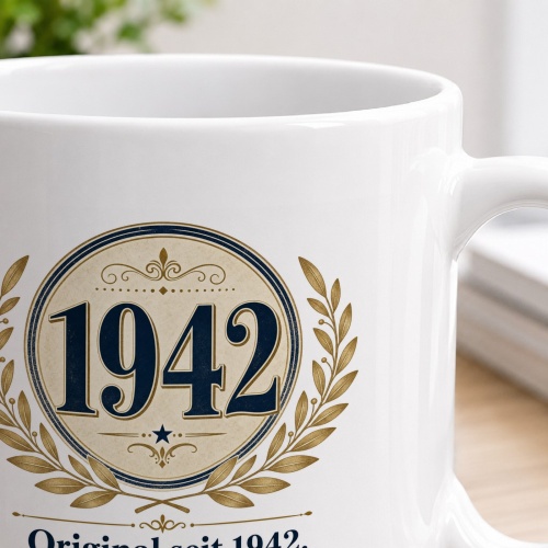 Tasse »Original seit 1942. Keine Neuauflage nötig.«