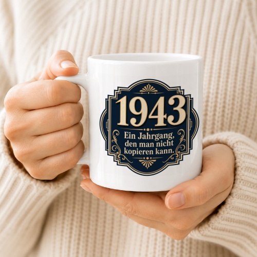 Tasse »1943 Ein Jahrgang, den man nicht kopieren kann«