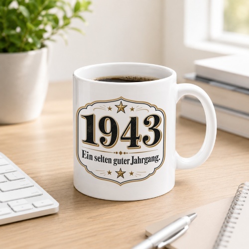 Tasse »1943 Ein selten guter Jahrgang.«