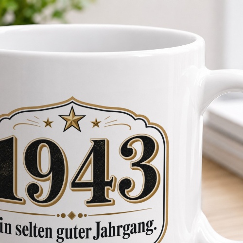 Tasse »1943 Ein selten guter Jahrgang.«