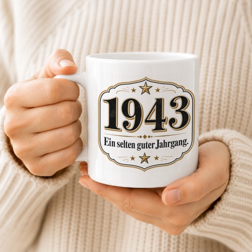 Tasse »1943 Ein selten guter Jahrgang.«