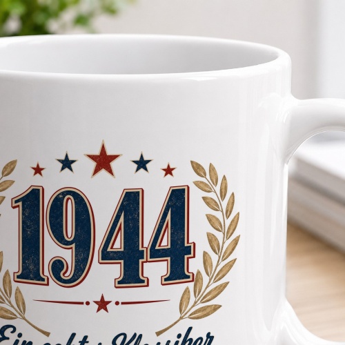 Tasse »1944 Ein echter Klassiker.«