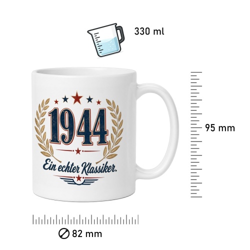 Tasse »1944 Ein echter Klassiker.«