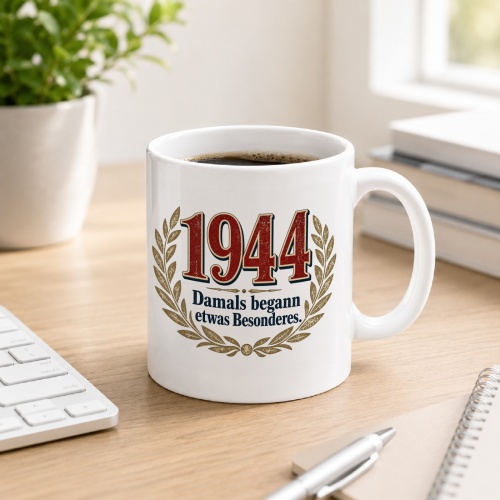 Tasse »1944 Damals begann etwas Besonderes«