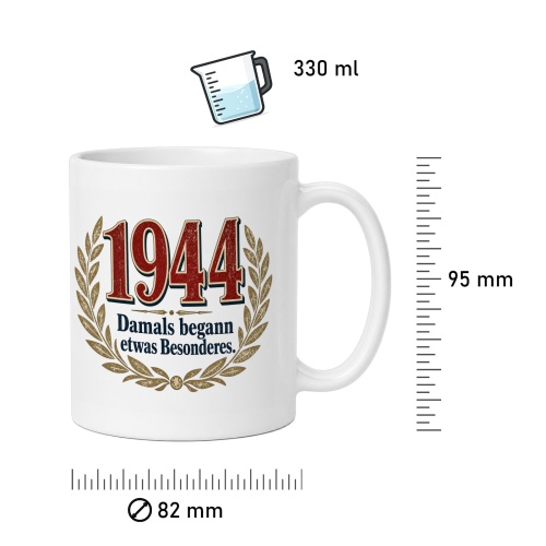 Tasse »1944 Damals begann etwas Besonderes«