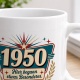 Tasse »1950 Hier begann etwas Besonderes.«