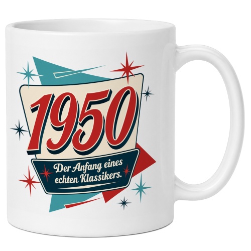 Tasse »1950 Der Anfang eines echten Klassikers.«