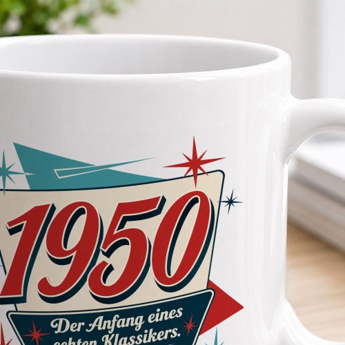 Tasse »1950 Der Anfang eines echten Klassikers.«
