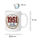 Tasse »1951 Seit 1951 unverwechselbar.«