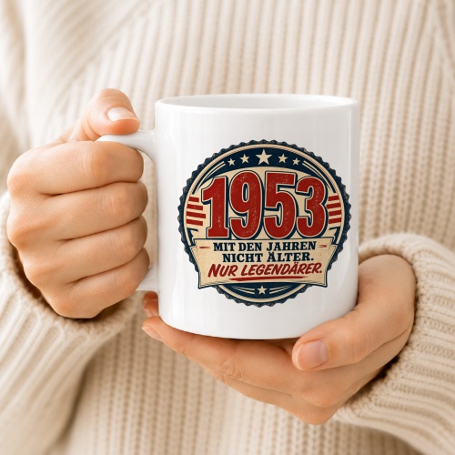 Tasse »1953 Mit den Jahren nicht älter. Nur legendärer.«