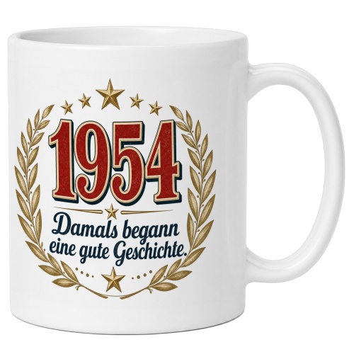 Tasse »1954 Damals begann eine gute Geschichte.«