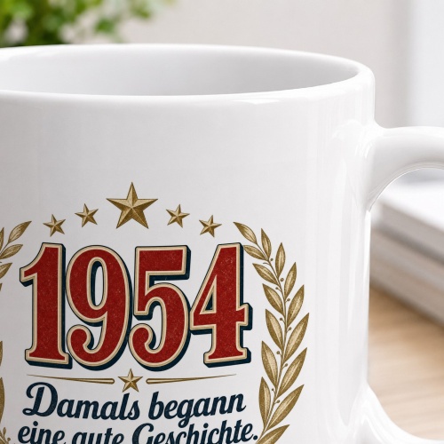 Tasse »1954 Damals begann eine gute Geschichte.«