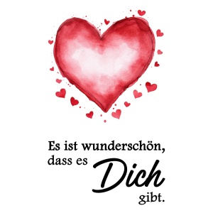 Tasse »Wunderschön, dass es dich gibt«