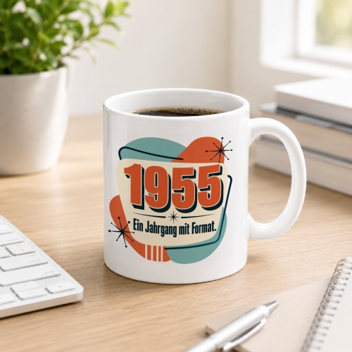 Tasse »1955 Ein Jahrgang mit Format.«