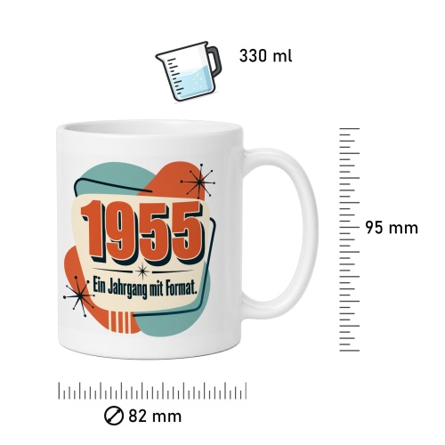 Tasse »1955 Ein Jahrgang mit Format.«