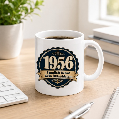 Tasse »1956 – Qualität kennt kein...