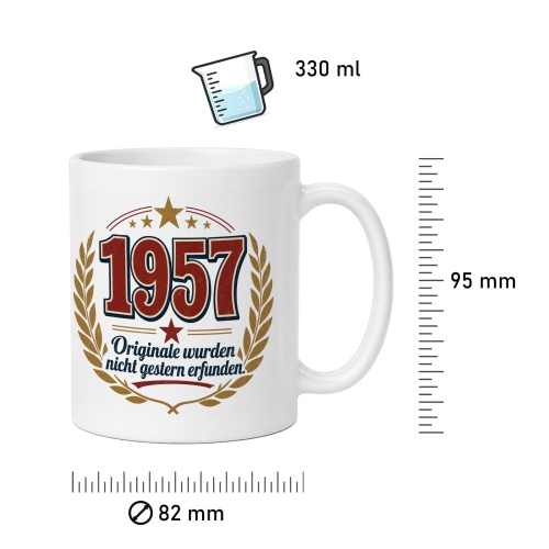 Tasse »1957 Originale wurden nicht gestern erfunden.«