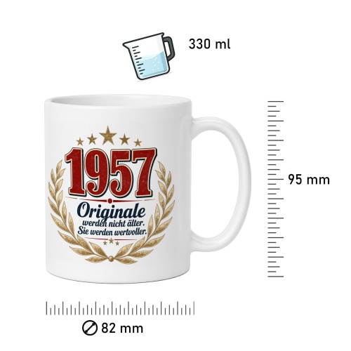 Tasse »1957 Originale werden nicht älter«