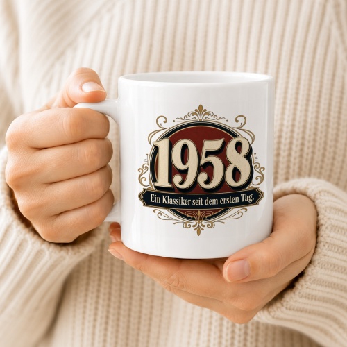 Tasse »1958 Ein Klassiker seit dem ersten Tag«