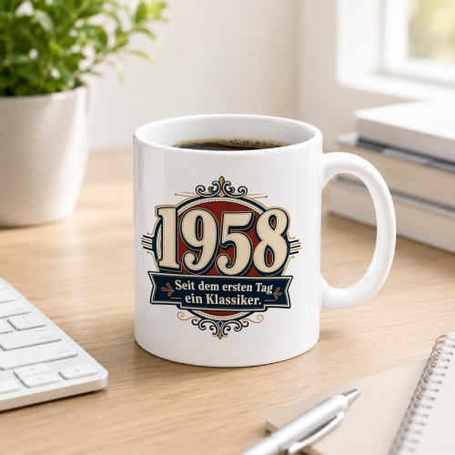 Tasse »1958 – Seit dem ersten Tag – ein...